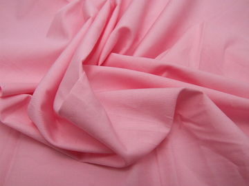 Tela de algodón rosada de la tela 100 del vestido/de la cortina por la yarda 120gsm