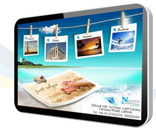 Digitaces LCD exhibición de la publicidad de la pantalla de 18,5 del soporte ultra delgado de la pulgada del LCD solo de la señalización/del aeropuerto