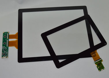 Vidrio de diez puntos de encargo del monitor de la pantalla táctil del formato grande de 17,3 pulgadas + vidrio