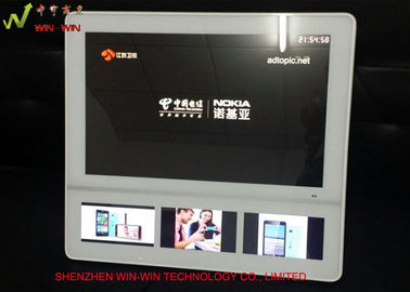 Señalización de cuatro de la pantalla de WIFI Digitaces de la red para la exhibición de la publicidad del elevador