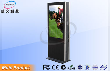 Exhibición de plena pantalla de la señalización del edificio comercial HD LCD Digital lado del doble de 55 pulgadas