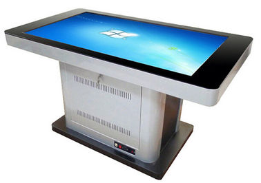 Tabla interior del tacto del quiosco de la tabla de la señalización de Digitaces de la pantalla táctil del soporte del piso con el tacto infrarrojo