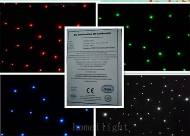 Paño de la estrella de RGBW Christamas LED con la luz del centelleo, pantalla flexible del LED
