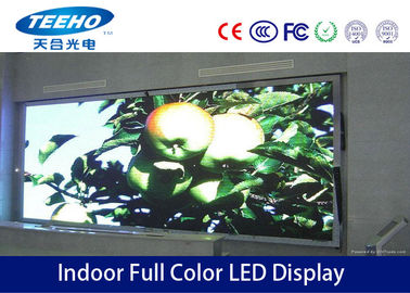Pantalla interior a todo color de alquiler 1R1G1B P7.62, 1000Hz de la pantalla LED de la publicidad