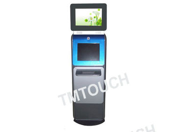 quiosco del LCD Wayfinding de la pantalla táctil del IR de la Dual-exhibición para el enregistramiento del aeropuerto