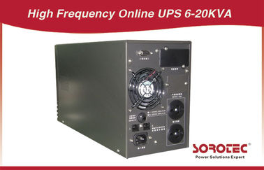 LCD RS232 SNMP sola fase 60 Hz alta frecuencia UPS Online 6 - 10kva para equipo, Telecom