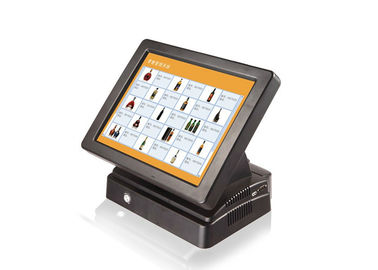 Posición terminal en línea de la caja registradora del sistema TFT LCD de la posición para el escritorio de cajero