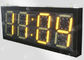 Pantalla LED sola/dual de la señalización del tiempo/de la temperatura LED Digital del color del número