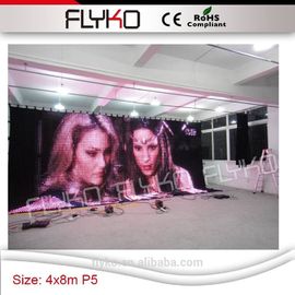 p5 de alta calidad de la cortina del LED/de la pantalla llevada flexible/de exhibiciones llevadas suaves