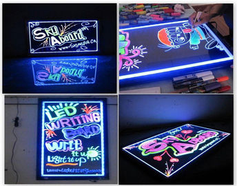 Animación que destella fluorescente borrable de los tableros de escritura del LED los 30×40cm a todo color