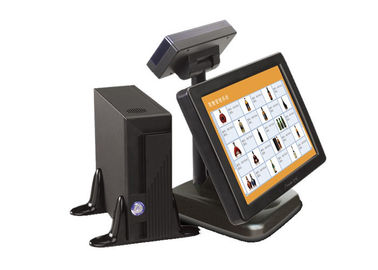 La caja registradora en línea de los terminales de la posición de la pantalla táctil del supermercado labra para el punto de venta