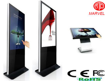 Exhibición sola de la señalización del LCD Digital del soporte del alto brillo con 3G Wifi