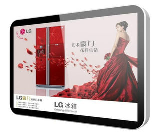 55" señalización montada en la pared de Digitaces del banco, haciendo publicidad de la pantalla de la publicidad del LCD