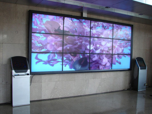 55 pared video inconsútil grande de TFT Rs232 de la pulgada/publicidad de la señalización de Digitaces