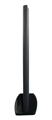 Tótem solo del soporte vertical negro, 55" menú de la exhibición de la publicidad del restaurante