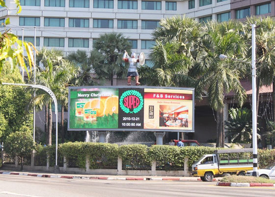 Alquiler llevado al aire libre delgado de alta resolución de la publicidad de la exhibición del gabinete p12 p8 p10