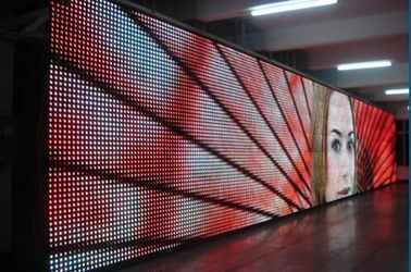 Pantalla al aire libre flexible a todo color de la pantalla LED de la pared de cortina de HD LED P20