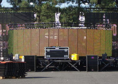 La pantalla de alquiler de la publicidad al aire libre LED de la pantalla LED P12 de IP65 RGB firma 6500 cd/m2