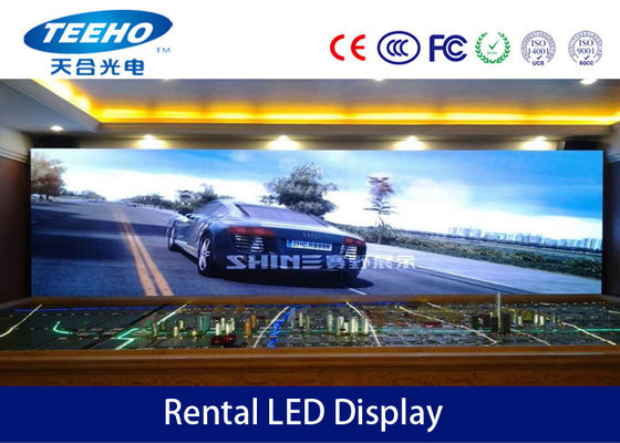 P5 pantalla LED de alquiler de alquiler a todo color para interior, pantalla de vídeo 50 del LED - 60Hz