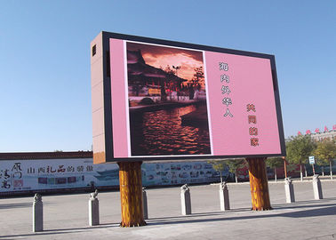 Tablero digital estático al aire libre de la pantalla LED P20 de la publicidad de IP65 RGB en patio