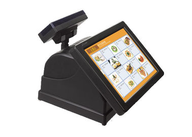 pantalla táctil resistente de TFT LCD de 15 de la pulgada terminales interactivos de la posición para la barra del café