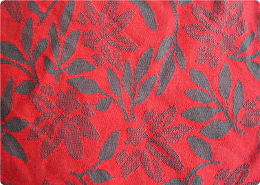 Tela roja ligera de la ropa de la tela del vestido del telar jacquar por la yarda